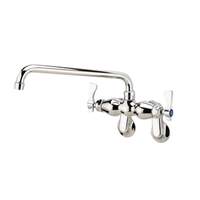 Krowne Metal Wall Mount 12" Swing Faucet w/ Adjustable Center LOW LEAD - 15-612L