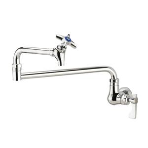 Krowne Metal Wall Mount Pot Fillet Faucet WIth 24" Jointed Spout - 16-182L