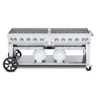 Crown Verity, Inc. 72in Stainless Steel Country Club Charbroiler Grill - LP - CV-CCB-72-LP