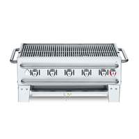 Crown Verity, Inc. 36in Stainless Steel Portable LP Stacking Outdoor Grill - CV-PCB-36