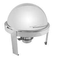 Thunder Group 6 Quart Roll Top Chafer with Stainless Steel Handle - SLRCF0860