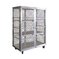 New Age Mobile Aluminum Security Cage (3) 23-1/2"x 45-3/4" Shelves - 97621