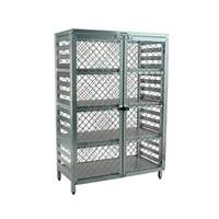 New Age Mobile Aluminum Security Cage (4) 22inx 45in Shelves - 97846 
