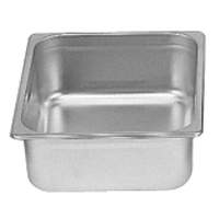Thunder Group Steam Table Pan 1/6 Size 4" Deep 22 Gauge Stainless Steel - STPA6164
