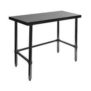 GSW USA 48" x 30" 16 Gauge Stainless Steel Open Base Work Top - WT-P3048B