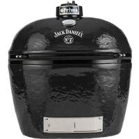 Primo Grills & Smokers Jack Daniel's XL Oval Ceramic Grill Smoker Outdoor Barbecue - PGCXLHJ