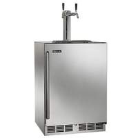 Perlick Residential 24" Stainless Beer Dispenser w/ 2 Taps Signature Series - PR-HP24TS-1*2