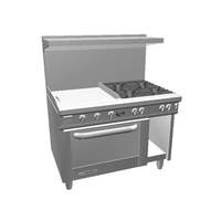 Southbend 48in S-Series Range with Convection Oven & 24in Man. Griddle - S48AC-2G 