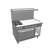 Southbend 48" S-Series Range w/ Standard Oven & 36" Therm. Griddle - S48DC-3T