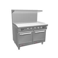 Southbend 48" S-Series Range w/ Space Saver Ovens & 48" Therm. Griddle - S48EE-4T