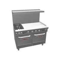 Southbend 48" Ultimate Range (2) Non-clog Burners & 2 Space Saver Oven - 4481EE-3TL