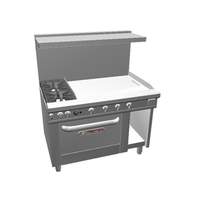 Southbend 48in Ultimate Range with (2) Non-clog Burners & Convection Oven - 4481AC-3gl 