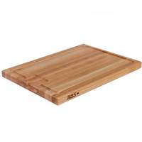 John Boos Two Pack 18in x 24in x 1.5in Reversible Maple Cutting Board - AUJUS-2