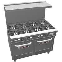 Southbend 48in Ultimate Range with Star Burners & 2 Space Saver Ovens - 4483EE 