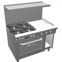 Southbend 48in Ultimate Range with Star Burners, 24in Man Griddle & Oven - 4483DC-2GR 