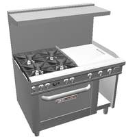 Southbend 48in Ultimate Range with Star Burners, 24in Griddle & Cnv Oven - 4483AC-2G* 