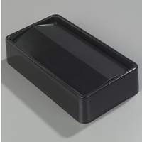 Carlisle Trimline Black Swing-Top Garbage Can Lid - 34202403