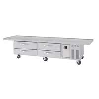 Beverage Air 108in Four Drawer Refrigerated Chef Base Equipment Stand - WTRCS84D-1-108