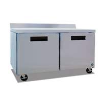 Hoshizaki 17.55cuft Two Door Reach-In Worktop Freezer Counter - CRMF60-W