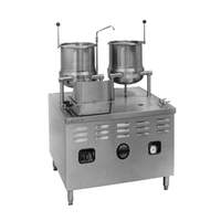 Market Forge Two 6gal SS Tilting Kettle Cabinet Base w/ 2/3 Steam Jacket - MT6T6