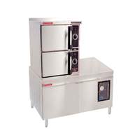 Market Forge Convection Steamer Electric 36in Cabinet Base 3 Pans 24kw - 3500M36E