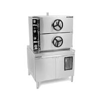 Market Forge SS Pressure Steamer 2 Compartments 36in Cabinet Base - 2AM36D