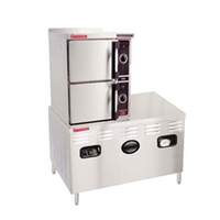 Market Forge Convection Steamer Electric 36in Cabinet Base 3 Pans 48kw - 3500M36E