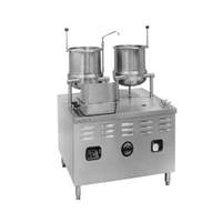 Market Forge Two 6gal SS Tilting Kettle 36in Cabinet Base Electric 48kw - MT6T6E