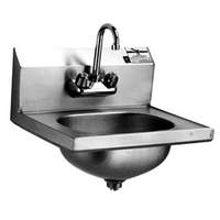 Eagle Group Stainless Steel Wall Mount Hand Sink with Faucet - HSA-10-F-1X 