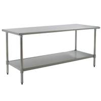 Eagle Group Spec Master Work Table 72in x 30in with Stainless Steel Top - T3072SE 