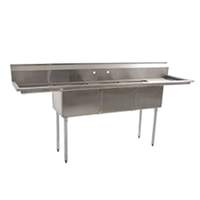 Eagle Group BlendPort 18x18 (3) Compartment Stainless Steel Sink - BPS-1854-3-18-FE 