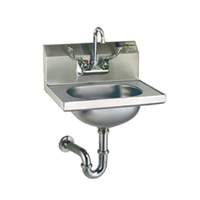 Eagle Group SS Wall Mount Hand Sink Faucet Wrist Handles w/ P-trap - HSA-10-FAW