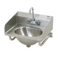 Eagle Group SS Wall Mount Hand Sink mounted Faucet w/ 1/2in Water Inlet - HSA-10-FTWS-LRS