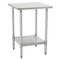 Eagle Group Budget Series WorkTable with Stainless Steel Top, 24in x 24in - T2424B-1X 