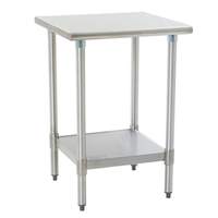 Eagle Group Deluxe Work Table 24in x 24in Stainless Steel Work Top - T2424SEB-1X 
