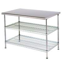 Eagle Group Adjustable Work Surface System 30in x 48in Wire Undershelf - T3048EW 