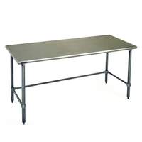 Eagle Group Deluxe WorkTable w/SS Top 72in x 30in Aluminum Castings - T3072STEB 