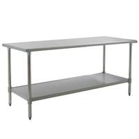 Eagle Group Budget Series WorkTable with Stainless Steel Top, 84in x 30in - T3084SB-X 