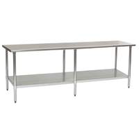 Eagle Group Budget Series WorkTable w/ Stainless Steel Top, 96in x 30in - T3096B-1X