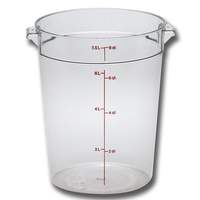 Cambro Round Storage Container Clear 8qt - RFSCW8135 