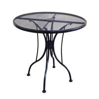 H&D Commercial Seating 36in Round Top Outdoor Wrought Iron Table - MT36R 