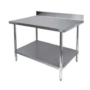 GSW USA WT-EB3024 Economy 30in x 24in 16 Gauge Stainless Steel Work Table 