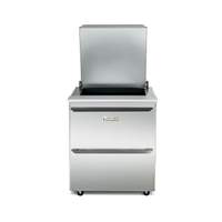 Traulsen 32" Dealers Choice One-Section Prep Table w/ Flat-Top Lid - UST3212-D