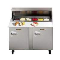 Traulsen 48" Dealers Choice Two-Section Sandwich Prep Table - UPT4818-RR