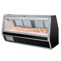 Howard McCray 100.5" Refrigerated Fish/Poultry Display Case Black Exterior - SC-CFS40E-8-BE