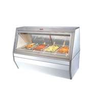 Howard McCray 50in Hot Food Deli Display Case 3 Heated Wells Black Exterior - CHS35-4-BE 