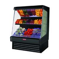 Howard McCray 39inx60in Refrigerated Ovation Produce Open Display Case Black - SC-OP30E-3L-B-LED 