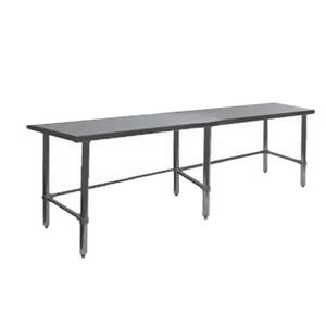 GSW USA WT-P3096B Premium 96inx30in 16 Gauge Stainless Steel Open Base Worktable 