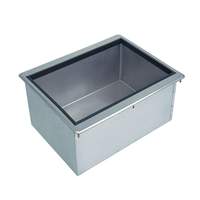 Advance Tabco 18" Stainless Steel Drop-In Ice Bin 23lb Ice Capacity - D-12-IBL-X