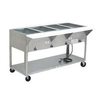 Advance Tabco 62in Electric 4 Well Hot Food Table with SS Top 120v - HF-4E-120 